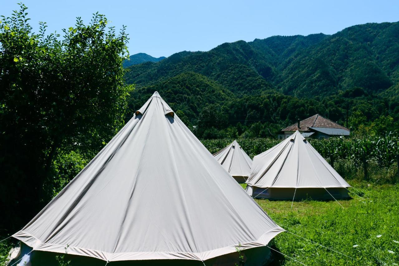 Hotel Luna Rock Glamping Brezoi - Blue Scai Zewnętrze zdjęcie